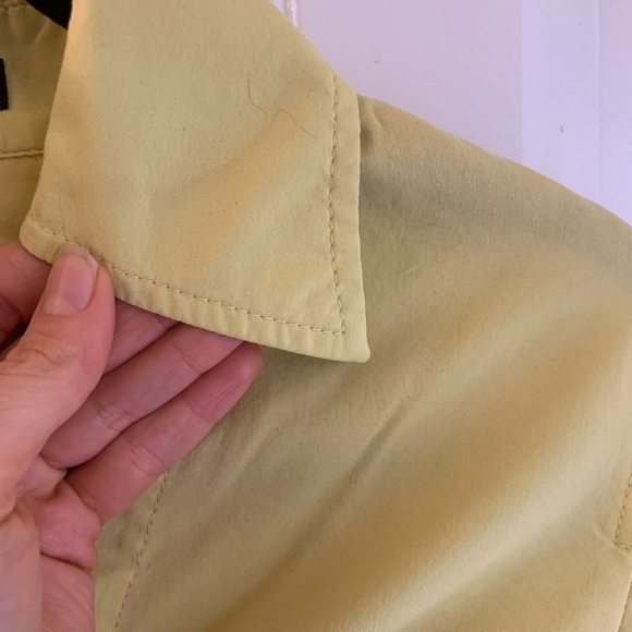 Express Design Studio Lime Green Button-Down Shirt - Picture 5 of 12
